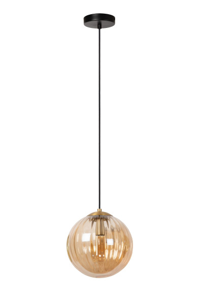 Pendelleuchte MONSARAZ in bernstein aus Glas