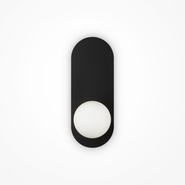 Wandleuchte BAO in schwarz aus Metall