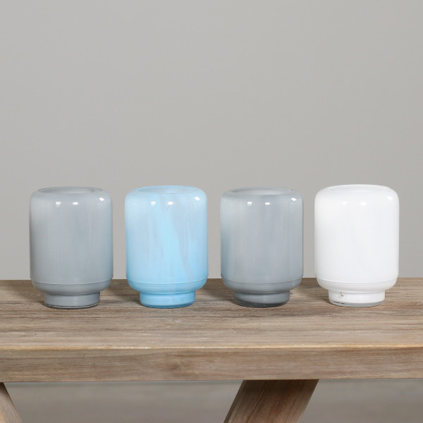 Vase in mehrfarbig aus Glas