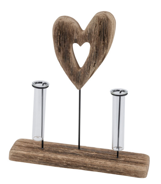 Aufsteller HERZ mit Vase