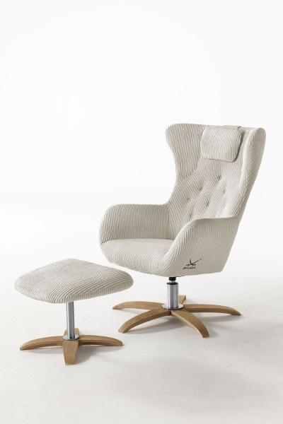 Sessel SANSIBAR TRELLEBORG in cream aus Stoff