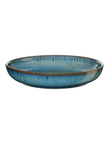 Servierplatte POKE BOWLS in blau aus Steinzeug