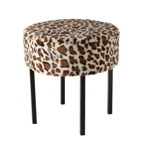 Hocker LEONY in mehrfarbig aus Eisen