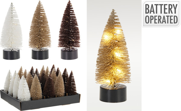 Weihnachtsbaum DRAHT Glitzer aus Metall