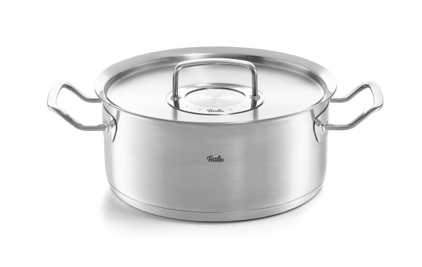 Bratentopf Fissler Profi Collection in silberfarben aus Metall