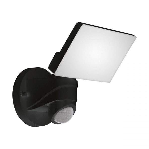 Wandleuchte PAGINO in schwarz aus Kunststoff