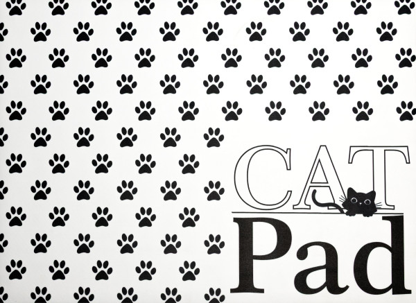Cat Pad - PAWS WEIß in weiß aus Polyvinyl