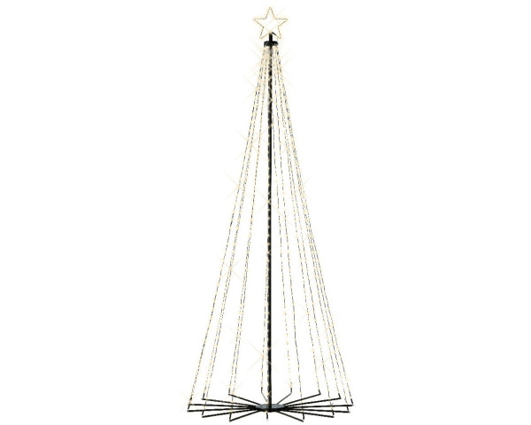 Weihnachtsbaum LED in schwarz aus Eisen