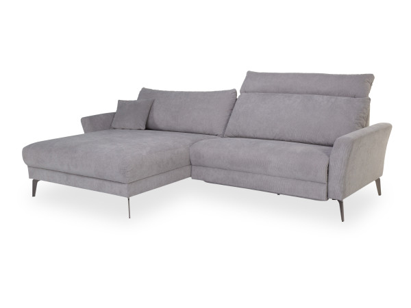 Polsterecke KALIA in Light Grey aus Stoff