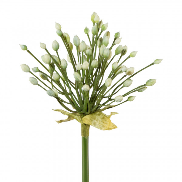 Kunstblume ALLIUM in weiß aus Kunststoff