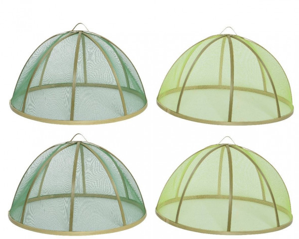 Abdeckhaube in grün aus Rattan