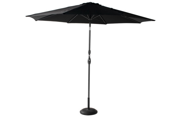 Sonnenschirm SUNLINE in schwarz aus Polyester