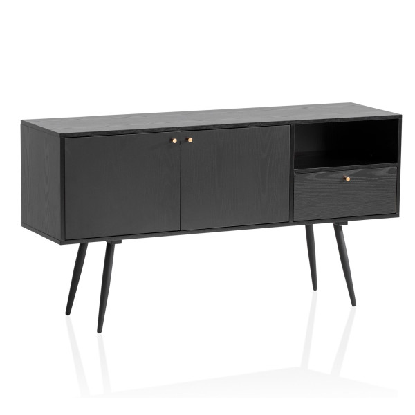 Sideboard in schwarz aus MDF