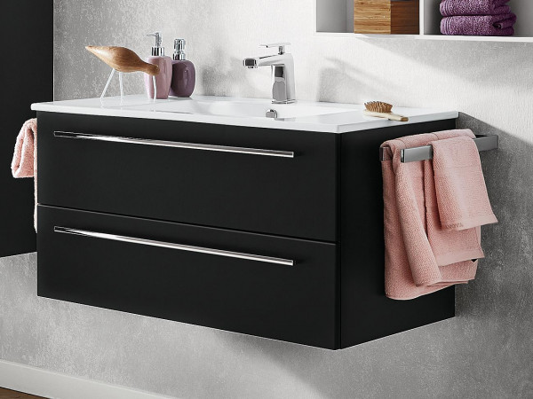 Waschplatz MONDO GLOSS in grau aus Dekor