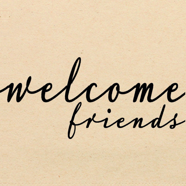 Servietten FRIENDS in beige aus Papier