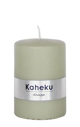 Kerze POWDER in Salbei aus Wachs