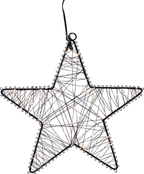 Weihnachtsstern LED in goldfarben aus Metall