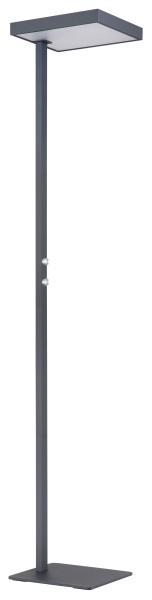 Stehleuchte BARKER in anthrazit aus Aluminium