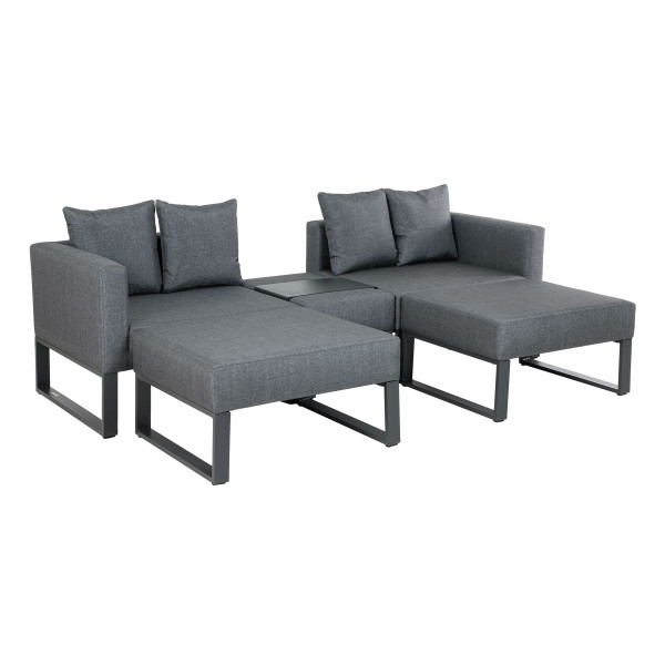 Loungeset DETROIT in anthrazit