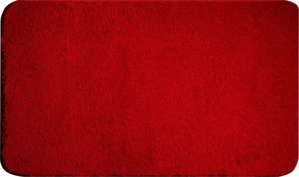Badematte HARMONIE rot in rot aus Polyacryl