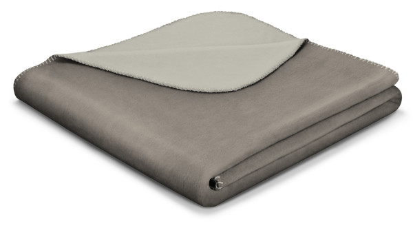 Wohndecke BASIC taupe-sand in mehrfarbig aus Mischgewebe