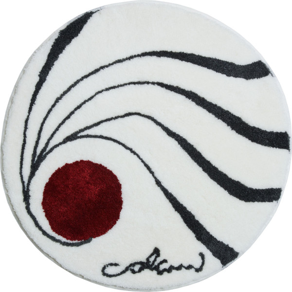Badematte Colani 18 in weiß aus Polyacryl