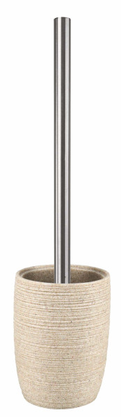 WC-Bürsten-Halter SAND in beige aus Polyresin
