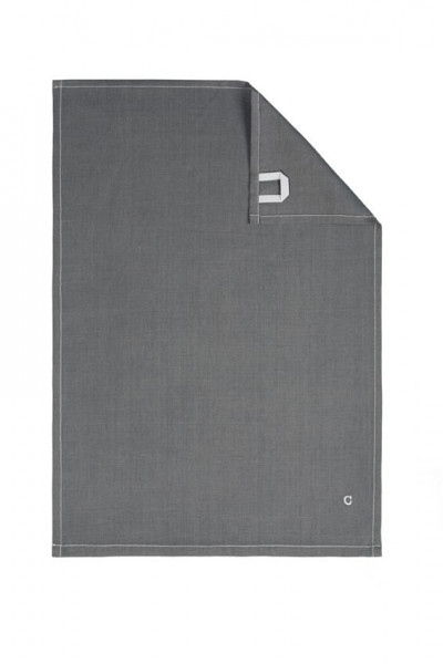 Geschirrtuch SOLID UNI in anthrazit aus Baumwolle