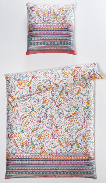 Bettwäsche BURANO Satin in rosa aus Baumwolle