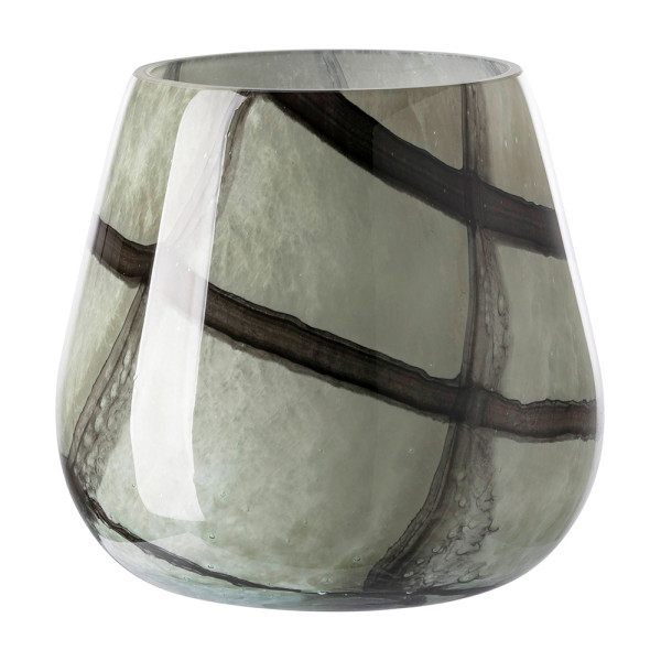 Windlicht MARLY in grün aus Glas