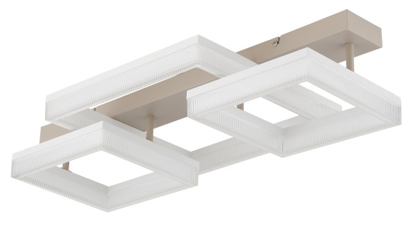 Deckenleuchte ZARA in sand aus Metall