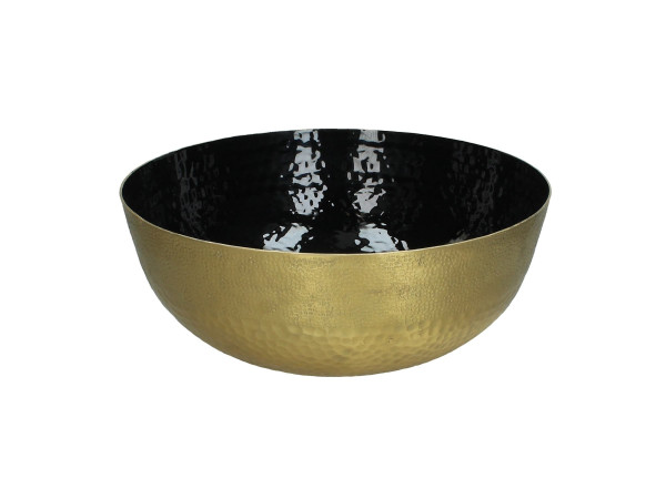 Schale gold/schwarz