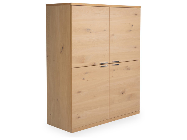 Highboard MONDO ARTIST in grau aus Lack