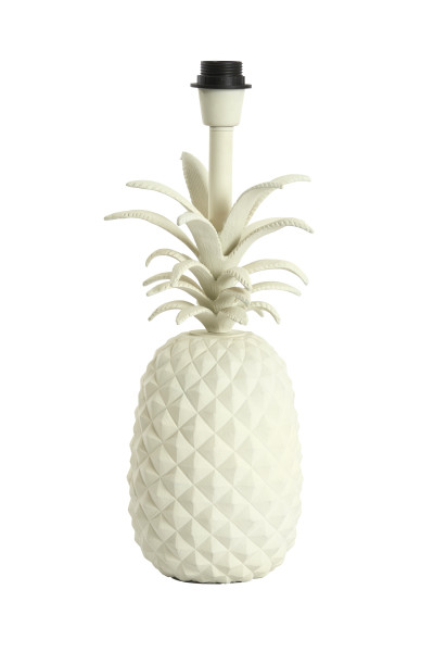 Lampenfuss PINEAPPLE in creme aus Metall