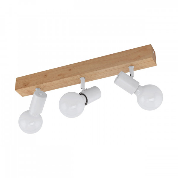 Wand-/Deckenspot TOWNSHEND 3 in mehrfarbig aus Holz