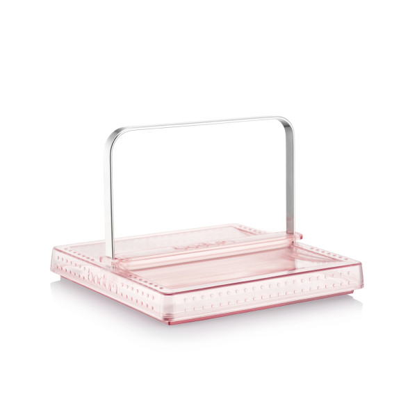 Serviettenhalter bodum BISTRO in rose aus Glas