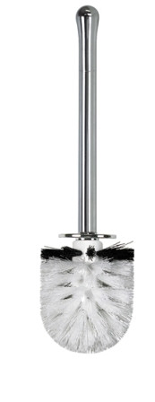 Ersatzbürste mit Stiel in chromfarben