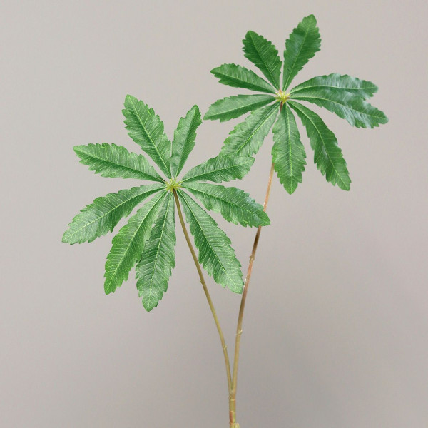 Kunstpflanze Rizinusblatt