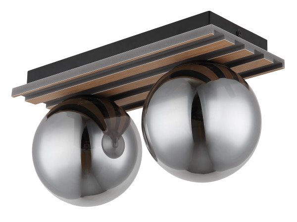 Deckenleuchte PARSONS in schwarz aus Metall