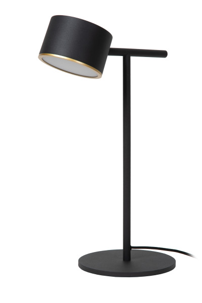 Tischleuchte in schwarz aus Aluminium