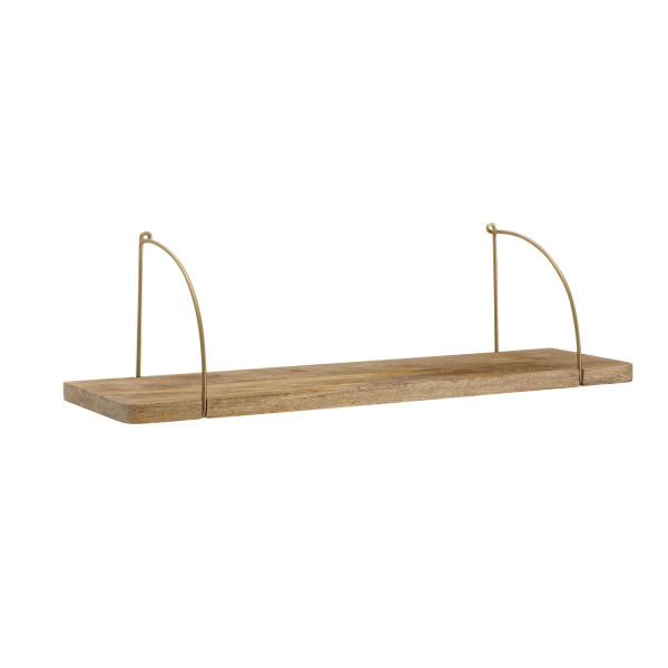 Wandregal in braun aus Holz