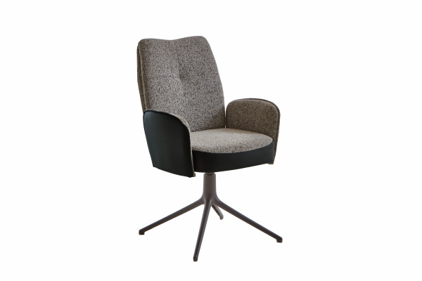 Polsterstuhl STUDIO-LINE in  platingrau, graphit