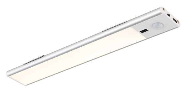 Unterbauleuchte TRISTAN in silberfarben aus Aluminium