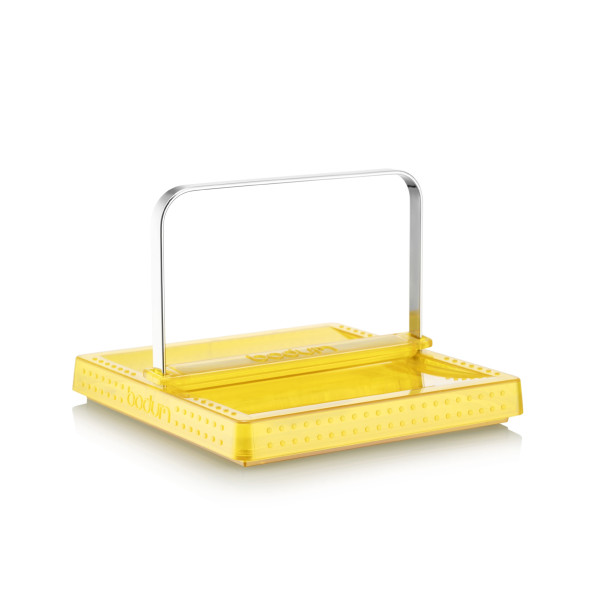 Serviettenhalter bodum BISTRO in gelb aus Glas