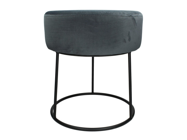 Hocker Pouf Velvet grey