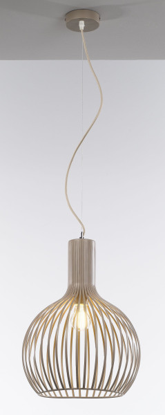 Pendelleuchte COLLIN II in beige aus Metall