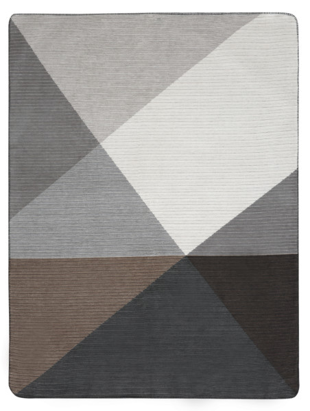 Wohndecke FEEL in beige aus Mischgewebe