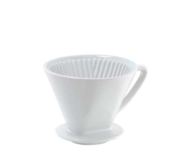 Kaffeefilter Gr. 4 in weiß aus Keramik