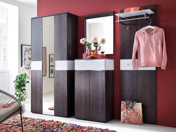 Garderobenset Medor Wanda Wood
