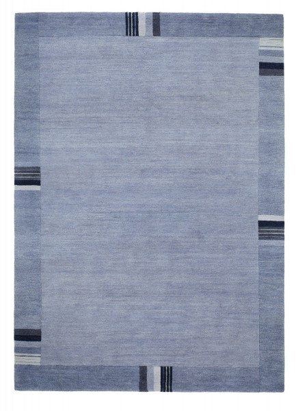 Teppich SENSATION S.Lakir in blau aus Schurwolle